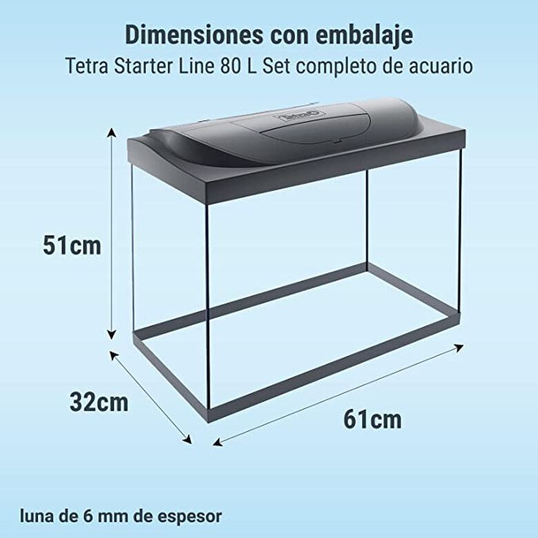 Tetra Kit acuario Starter Line LED Diurna Nocturna thumbnail