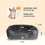 Nobleza Cama Perro, Cama para Perro Lavable, Cama de Perros Medianos Antideslizantes con Relleno de Fibras Super Suave, Cama para Mascotas Pequeños, Negro, M, 67*57cm, , large indicador imagen numero 3