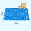Nobleza Alfombra Refrescante para Gatos &ndash; Gel Auto-refrigerante No T&oacute;xico, Activado por Presi&oacute;n, 40x50 cm, Azul con Estampado, , large indicador imagen numero 2
