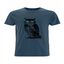 Camiseta para hombre Animal Totem búho color azul, , large indicador imagen numero 1