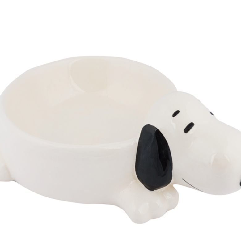 Comedero para perros Zooz 3D Snoopy color blanco, , large image number null