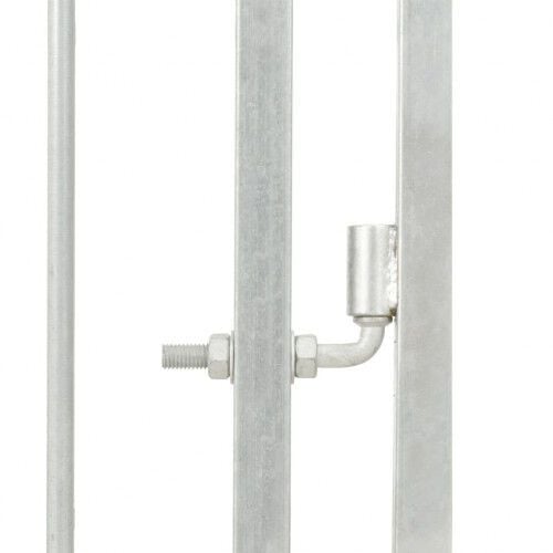 Perrera con paredes de acero color Plateado thumbnail