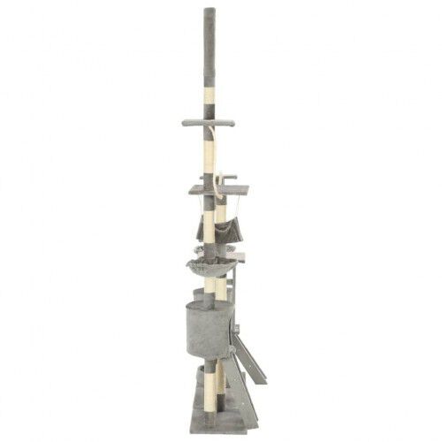 Rascador con postes para gatos color Gris, , large Imagen numero 3