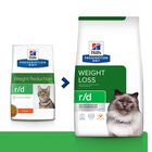 Hill's Prescription Diet Weight Loss Pollo pienso r/d para gatos, , large image number null