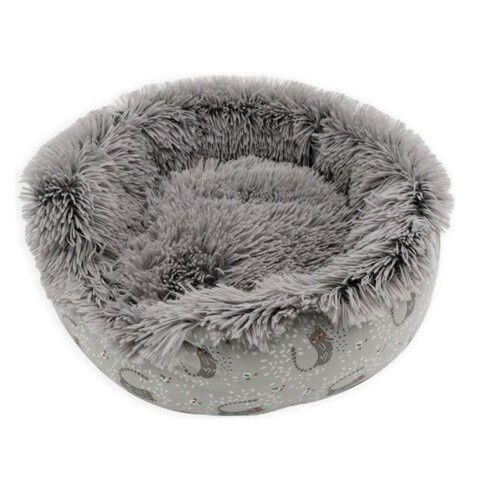 AIME cama redonda de piel beige para mascotas peque&ntilde;as, , large Imagen numero 1