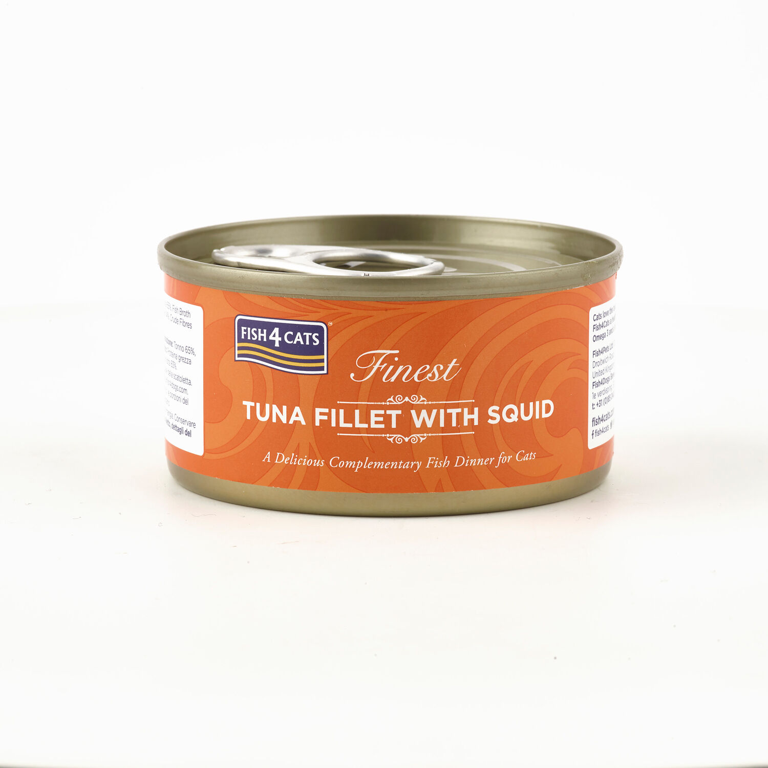 Fish4Cats Latas Filete  Atún con Calamar  para gatos thumbnail