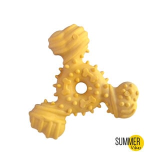 Summer Vibes Mordedor flotante con forma de trébol para perros