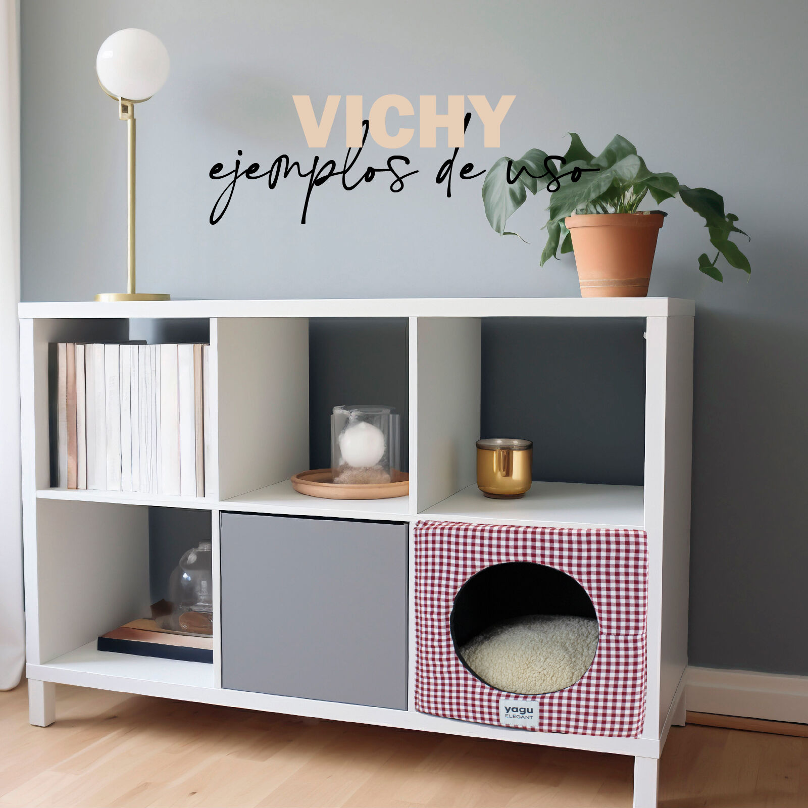 Yagu  cubo vichy grana para perros thumbnail