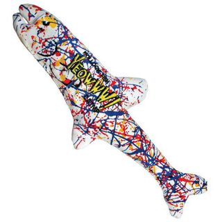 Pescado de juguete modelo Pollock con hierba gatera para gatos color Multicolor