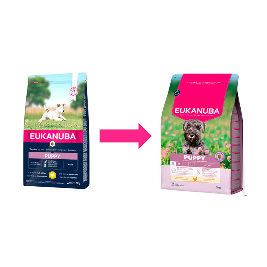 3 kg Eukanuba Puppy Pollo pienso para perros de raza peque&ntilde;a, , large Imagen numero 2