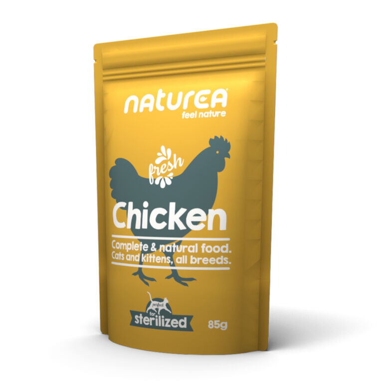 Naturea Esterilizado Pollo sobre para gatos