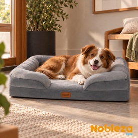 Nobleza Cama Ortop&eacute;dica gris para Perros