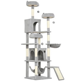 PawHut &Aacute;rbol para Gato Gris Claro