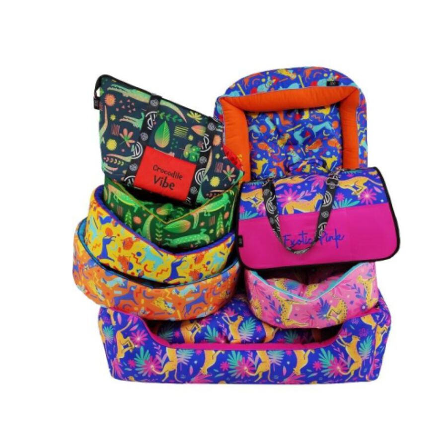 Cazo Exotic Pink Blue Transportín para perro y gato thumbnail