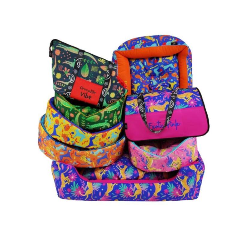 Cazo Exotic Pink Blue Transportín para perro y gato thumbnail