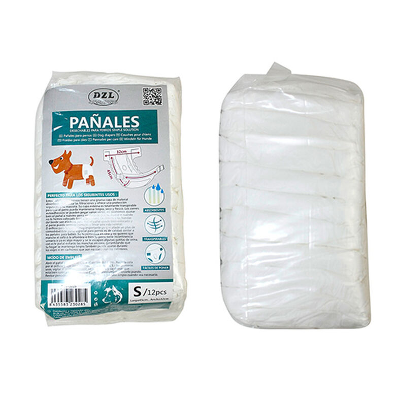 DZL Pañales para perros - Pack 12 thumbnail