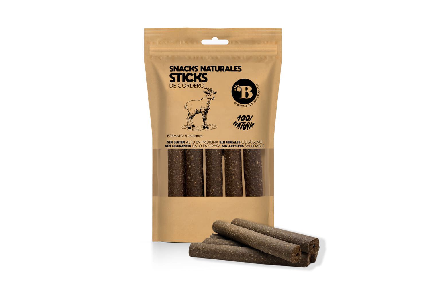 BIMORDISCOS Barritas para Perros y Gatos - Cordero, , large Imagen numero 3