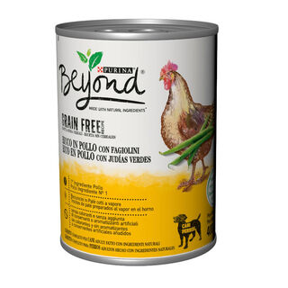 Beyond Grain Free pollo lata para perros