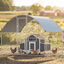 PawHut Gallinero para Exterior Grande, 2,8x5,1x1,9 m, 14,2 m&sup2;, Gallinero de Acero Galvanizado con Cubierta de Tela Oxford, Anti-UV e Impermeable, Puerta y Pestillos, Jaula para 15-24 Gallinas, Plata, , large indicador imagen numero 7