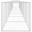 vidaXL Gallinero con techo acero galvanizado gris claro 603x98x90 cm, , large indicador imagen numero 15