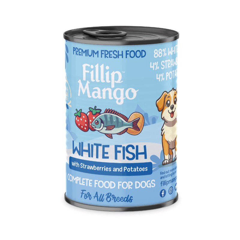 Pienso FIllip Mango para perros de pescado, fresa y patata 400gr, , large Imagen numero 1
