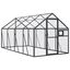 vidaXL Pajarera de aluminio gris antracita 179x100x185 m, , large indicador imagen numero 1