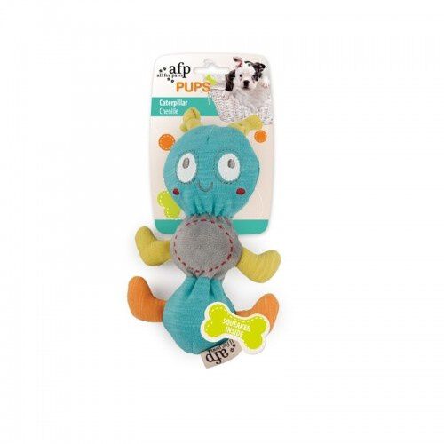 All for paws pups oruga de peluche azul y gris para perros, , large Imagen numero 1