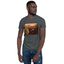 Mascochula camiseta hombre mola dalí personalizada con tu mascota gris oscuro, , large indicador imagen numero 3