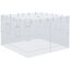 Outsunny 4 Paredes Laterales para Carpa 300x195 cm Mosquitera para Cenador con 6 Ventanas Enrollable Puerta con Cremallera y Bolsa de Transporte Blanco, , large indicador imagen numero 1
