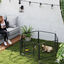 PawHut Parque para Perros de 6 Paneles de 80 cm de Altura, Vallas para Perros de Acero Plegable, con Puerta, para Interior y Exterior, Negro, , large indicador imagen numero 7