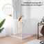COSTWAY Cerca de Madera Plegable para Mascotas, Barrera para Perros con 4 Paneles y Almohadillas Antideslizantes, Barrera Amplia Giratoria a 360°(Blanco), , large indicador imagen numero 3