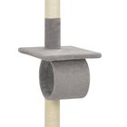 Rascador con postes de sisal para gatos color Gris, , large image number null