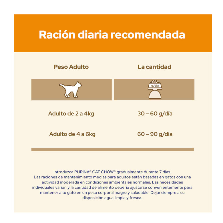 Cat Chow Adult Salmón pienso, , large image number null