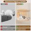 COSTWAY Set de Pared de Escalada para Gatos, 5PCS Estante de Escalada para Gatos de Pared, con Árbol de 3 Niveles, Hamaca, Poste y Alfombras Rascadores, Centro de Actividades Que Ahorra Espacio, , large indicador imagen numero 4