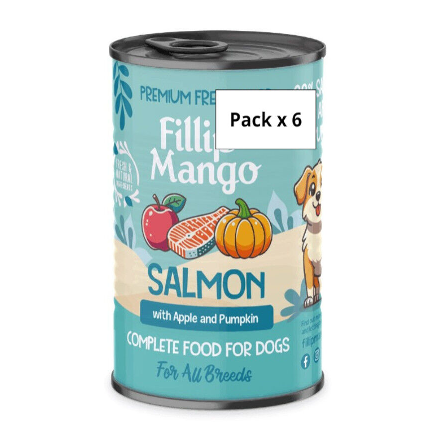 Pienso FIllip Mango para perros de salm&oacute;n, manzana y calabaza 400gr, , large Imagen numero 2