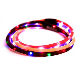 Banda de Led parpadeante para paseo color Naranja, Banda de Led parpadeante para paseo color Naranja