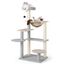 COSTWAY Árbol de Gato Moderno, Torre de Gato Multinivel de 113 cm con Perchero Acolchado Desmontable, Postes de Rascado de Sisal, Plataformas de Salto, Pelota Colgante, Centro de Actividades para Gatos, , large indicador imagen numero 2