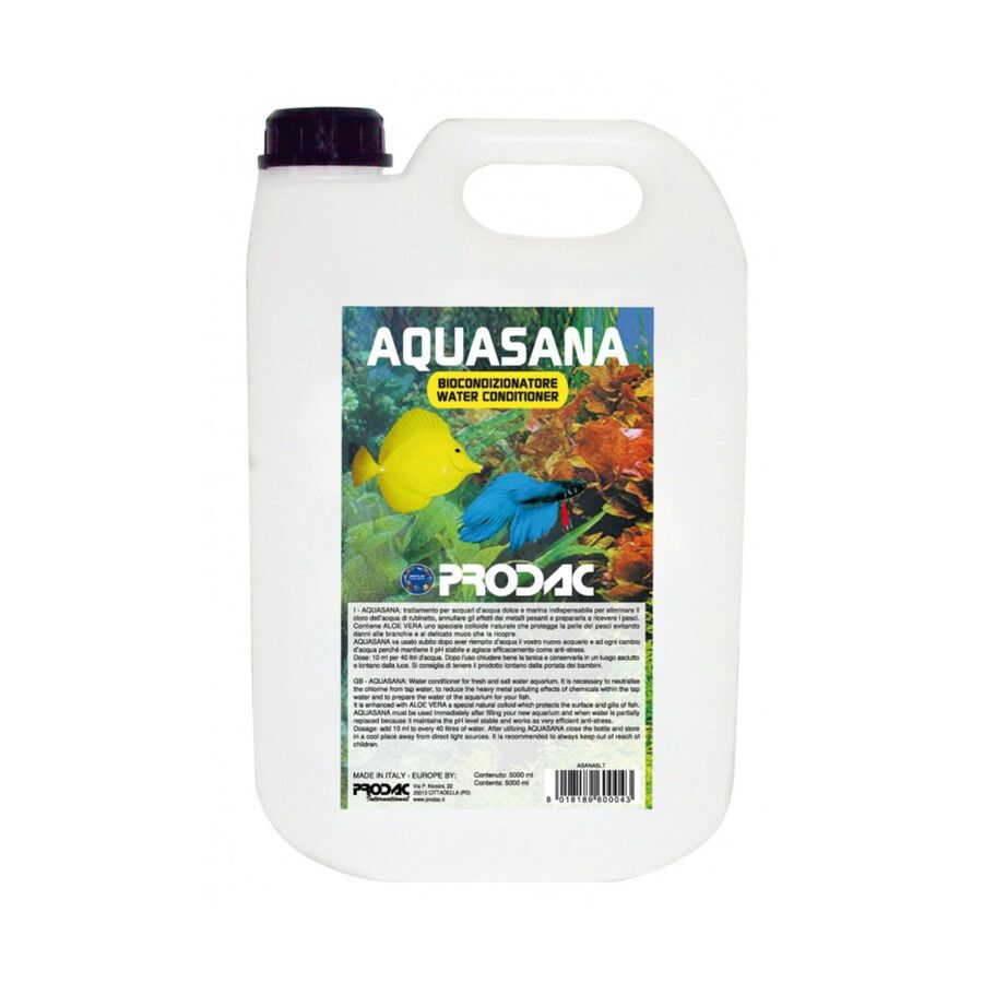 Prodac Aquasana Acondicionador para acuarios de agua dulce y salada