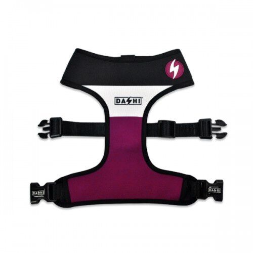 Dashi neo mesh stripes arn&eacute;s p&uacute;rpura y negro para perros, , large Imagen numero 1