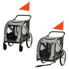 PawHut Remolque de Bicicleta para perros, , large image number null