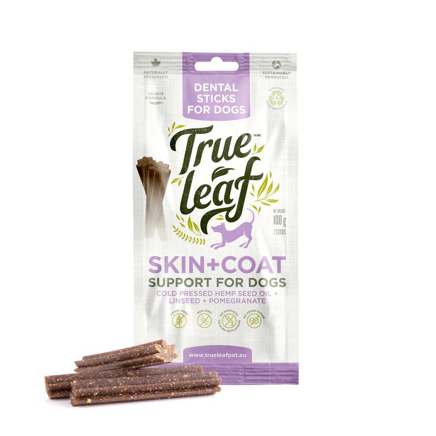 Snack dental True Hemp Skin & Coat Sabor Pollo, , large Imagen numero 1