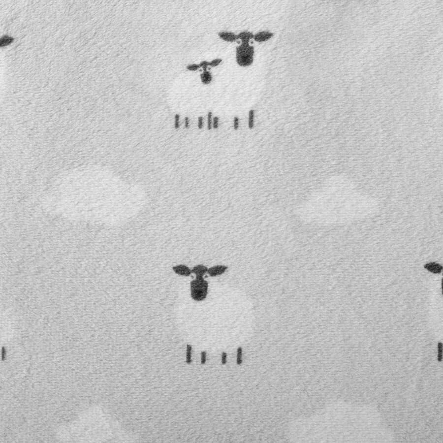 Leeby Cama gris con ovejitas desenfundable para cachorros, , large Imagen numero 4