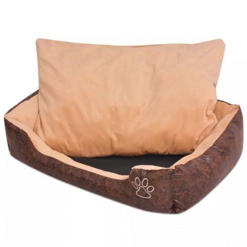 Cama/coj&iacute;n para perros color Marr&oacute;n, , large Imagen numero 1