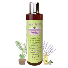 Peppo And Pets Champ&uacute; con Aloe Vera Para Perros