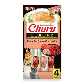 Churu Luxury Snack At&uacute;n y Langosta para gatos