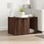 vidaXL Mueble arenero para gatos madera ingeniería marrón, , large indicador imagen numero 3