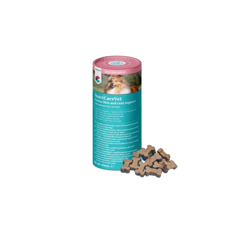 Covetrus Nutricarevet Suplemento Para Piel Y Pelo Para Perros 60 Premios