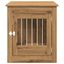 vidaXL Jaula para perros madera ingeniería roble artesanal 45x62x59cm, , large indicador imagen numero 19