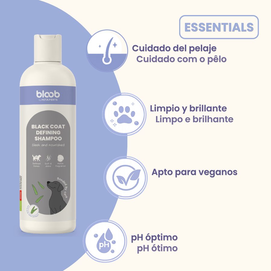 Bloob Champ&uacute; Definidor Mantos Negros Mel&oacute;n para perros, , large Imagen numero 6