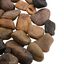 vidaXL Guijarros pulidos colores mezclados 25 kg 2-5 cm, , large indicador imagen numero 5